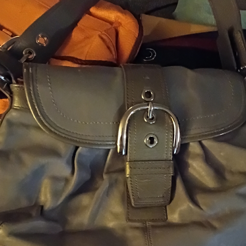 Coach Grey Handbag